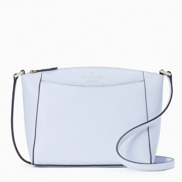 kate spade Bags New Kate Spade Monica Pebbled Leather Crossbody Taro Milk Poshmark